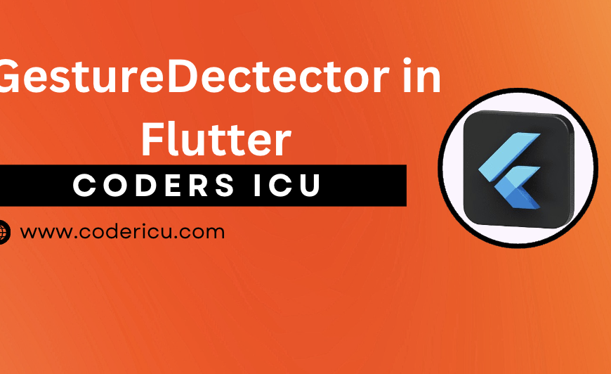 GestureDectector in Flutter