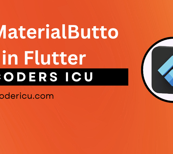 RawMaterialButton in Flutter