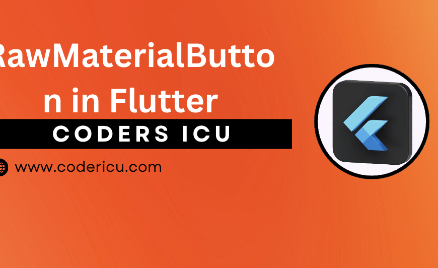 RawMaterialButton in Flutter