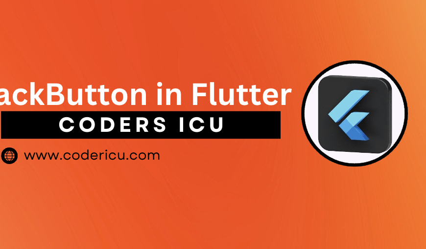 BackButton in Flutter