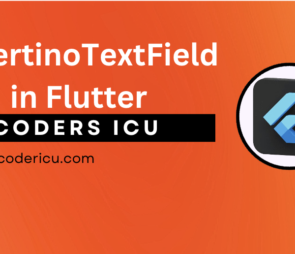 CupertinoTextField in Flutter