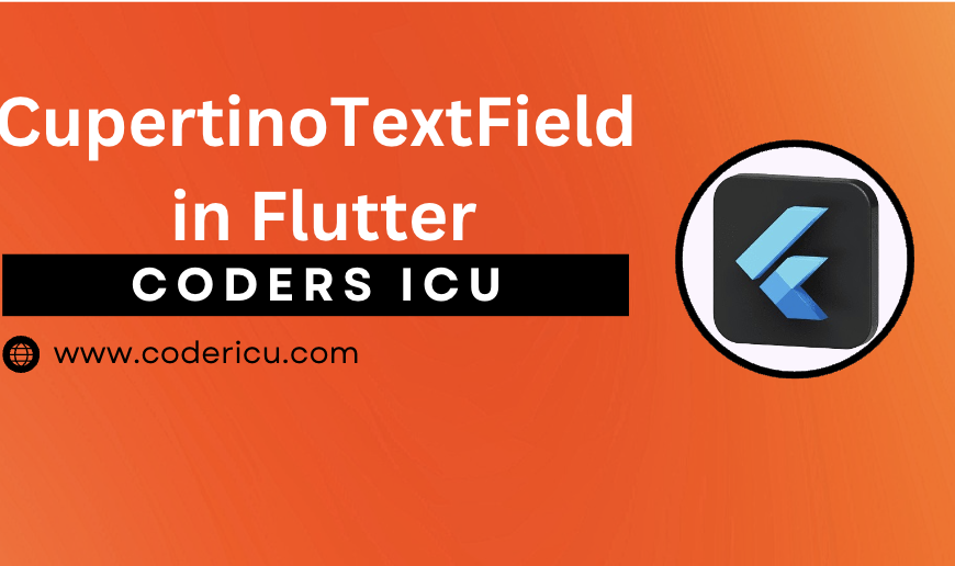 CupertinoTextField in Flutter