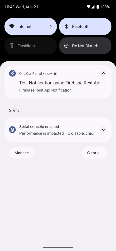 firebase cloud messaging send notification to specific user