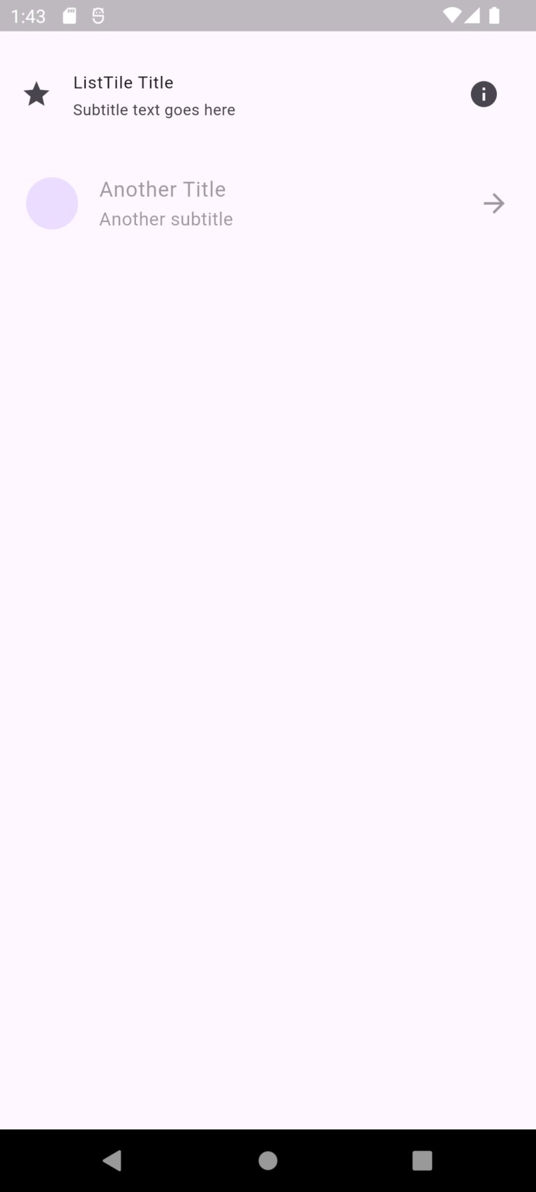 ListTile in Flutter - CODERS ICU