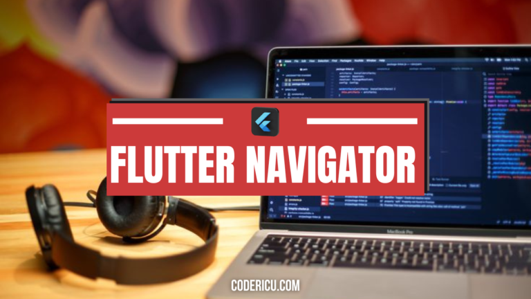 Flutter Navigator Widget