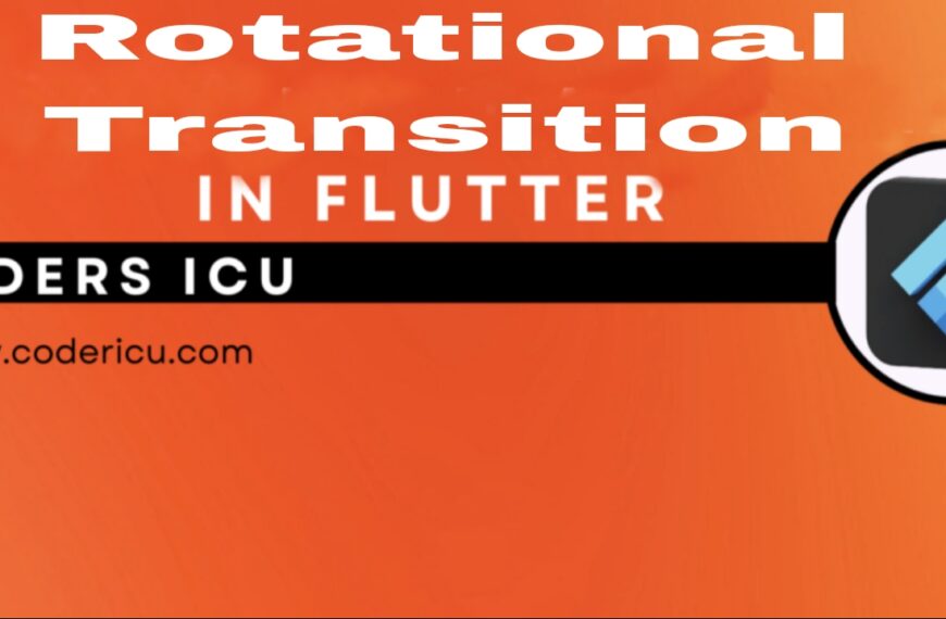 Rotational Transition In flutter